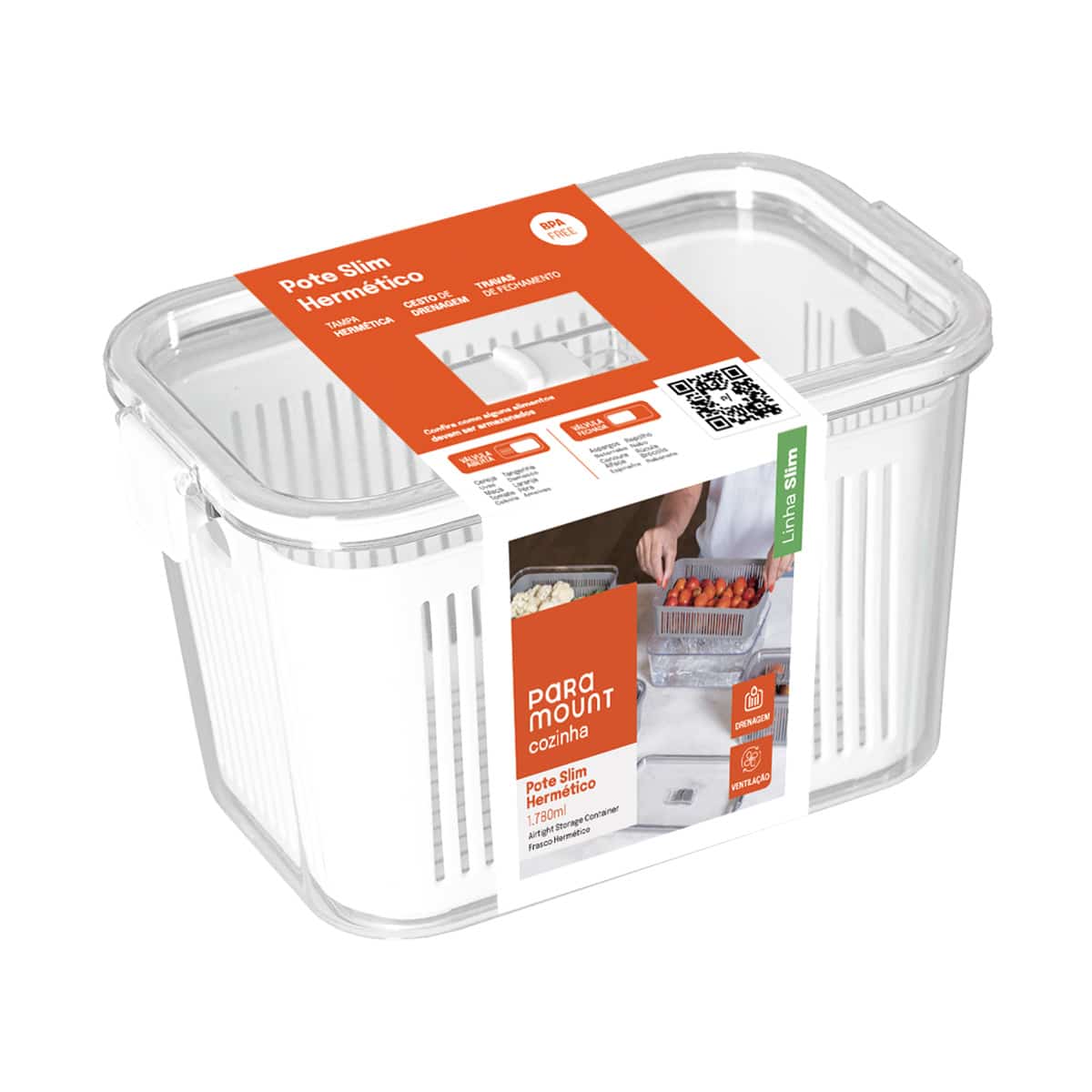 Pote Slim Multiuso 1.780mL